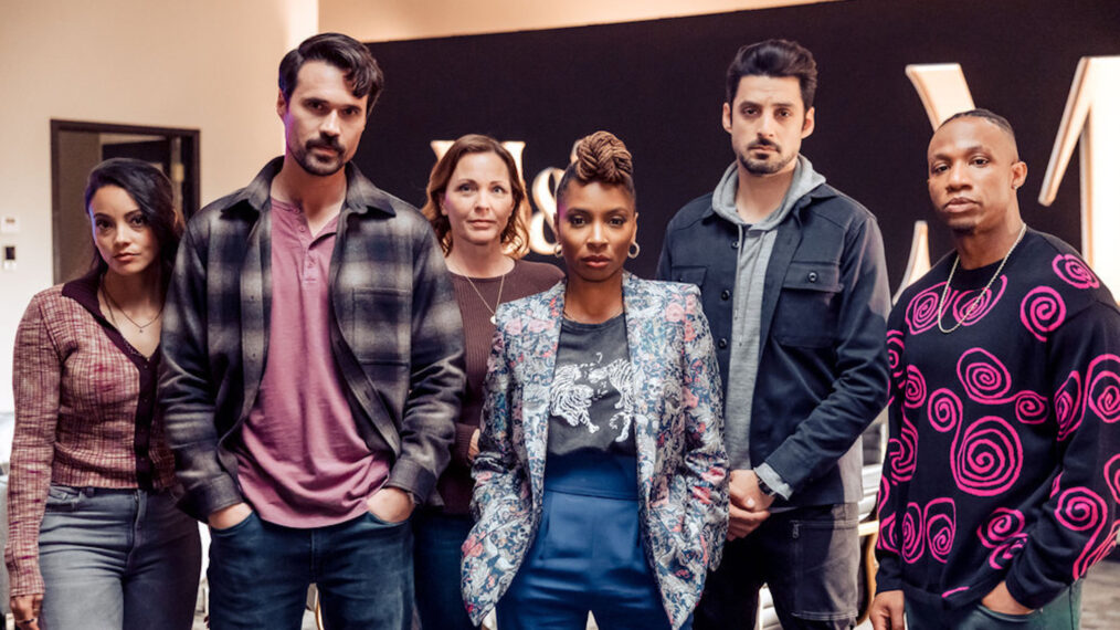 Gabrielle Elise Walsh as Lacey Quinn, Brett Dalton as Detective Mark Trent, Kelli Williams as Margaret Reed, Shanola Hampton as Gabi Mosley, Karan Oberoi as Dhan Rana, Arlen Escarpeta as Zeke Wallace in 'Found'