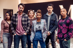 Gabrielle Elise Walsh as Lacey Quinn, Brett Dalton as Detective Mark Trent, Kelli Williams as Margaret Reed, Shanola Hampton as Gabi Mosley, Karan Oberoi as Dhan Rana, Arlen Escarpeta as Zeke Wallace in 'Found'