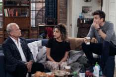 Kelsey Grammer, Jess Salgueiro, and Jack Cutmore-Scott in 'Frasier'