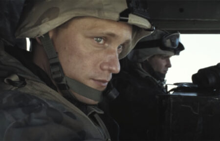 Alexander Skarsgård as Sgt. Brad 'Iceman' Colbert in 'Generation Kill'