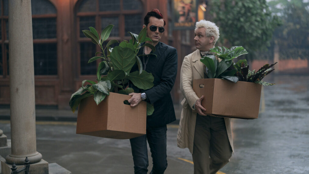 David Tennant and Michael Sheen in 'Good Omens' - Season 2