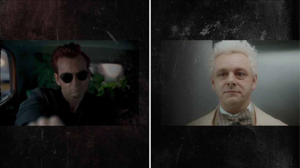 David Tennant and Michael Sheen in 'Good Omens'