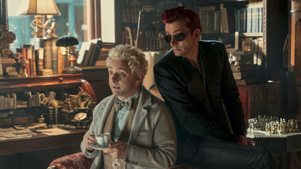 Michael Sheen and David Tennant in 'Good Omens'