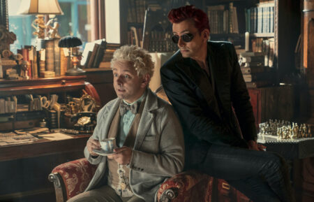 Michael Sheen and David Tennant in 'Good Omens'