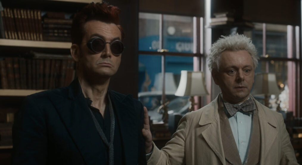 David Tennant and Michael Sheen in 'Good Omens'