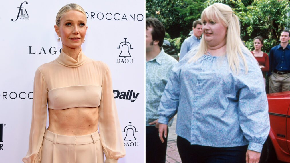 Gwyneth Paltro red carpet and Shallow Hal