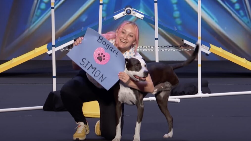 Heather and Bogart on AGT