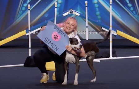 Heather and Bogart on AGT