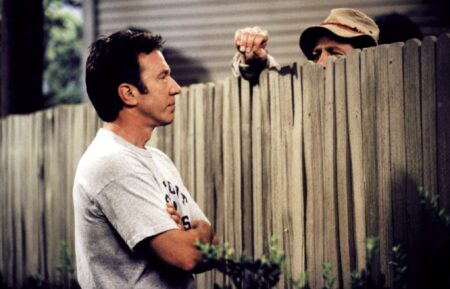 Tim Allen and Earl Hindman in 'Home Improvement'