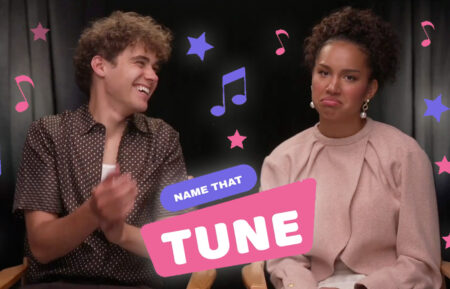 Joshua Bassett and Sofia Wylie of 'High School Musical: The Musical: The Series' play Name That Tune with TV Insider