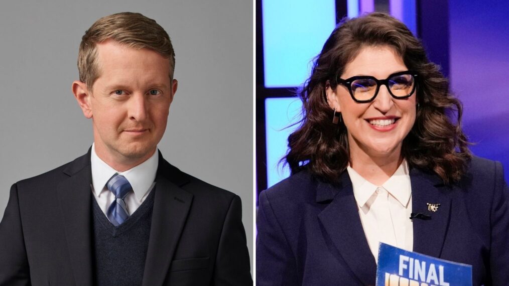 Ken Jennings and Mayim Bialik for 'Jeopardy!'