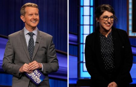 Ken Jennings and Mayim Bialik for 'Jeopardy!'