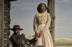 David Oyelowo and Lauren E. Banks in 'Lawmen: Bass Reeves'