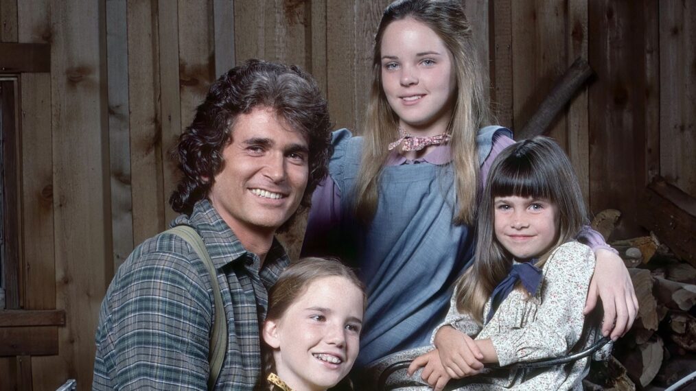 Michael Landon, Melissa Gilbert, Melissa Sue Anderson, and Lindsay / Sidney Greenbush in 'Little House on the Prairie'