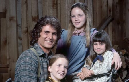 Michael Landon, Melissa Gilbert, Melissa Sue Anderson, and Lindsay / Sidney Greenbush in 'Little House on the Prairie'