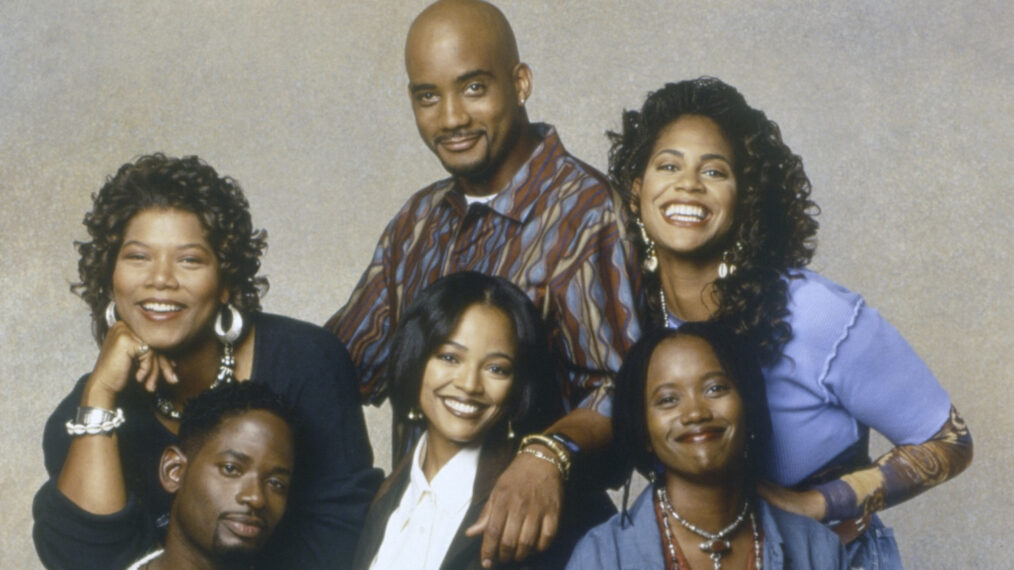 The cast of 'Living Single' - Queen Latifah, Terrence Carson, Erika Alexander, Kim Fields, Kim Coles