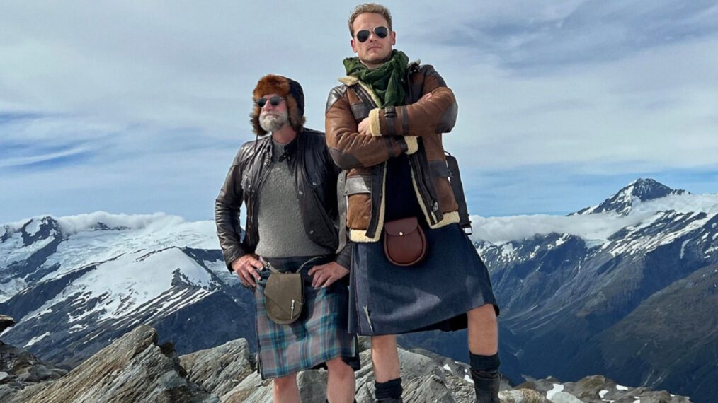 Graham McTavish and Sam Heughan in 'Men in Kilts' Season 2