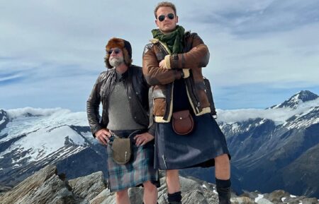 Graham McTavish and Sam Heughan in 'Men in Kilts' Season 2