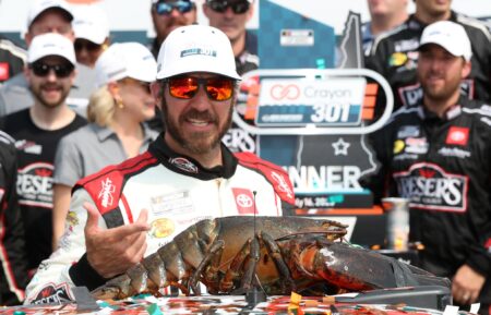 Martin Truex Jr. in Loudon, New Hampshire for the Crayon 301