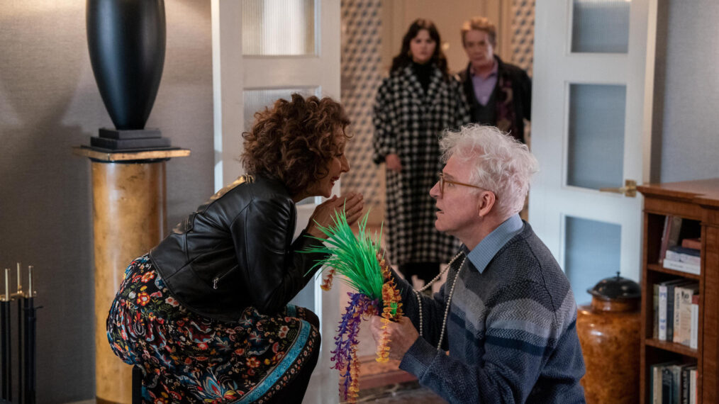 Andrea Martin, Steve Martin, Martin Short y Selena Gomez en el episodio 4 de la temporada 3 de 'Only Murders In the Building'