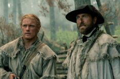 Sam Heughan and Barry O'Connor in 'Outlander' Season 7