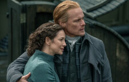 Caitriona Balfe and Sam Heughan in 'Outlander' Season 7