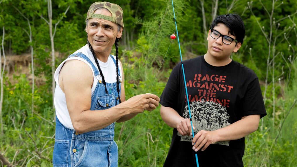 Zahn McClarnon and Lane Factor in 'Reservation Dogs' Season 3