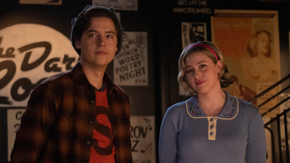 Cole Sprouse as Jughead Jones and Lili Reinhart as Betty Cooper in 'Riverdale' - 'Chapter One Hundred Thirty-Seven: Goodbye, Riverdale'