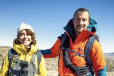 Tatiana Maslany and Bear Grylls in 'Running Wild with Bear Grylls: The Challenge'