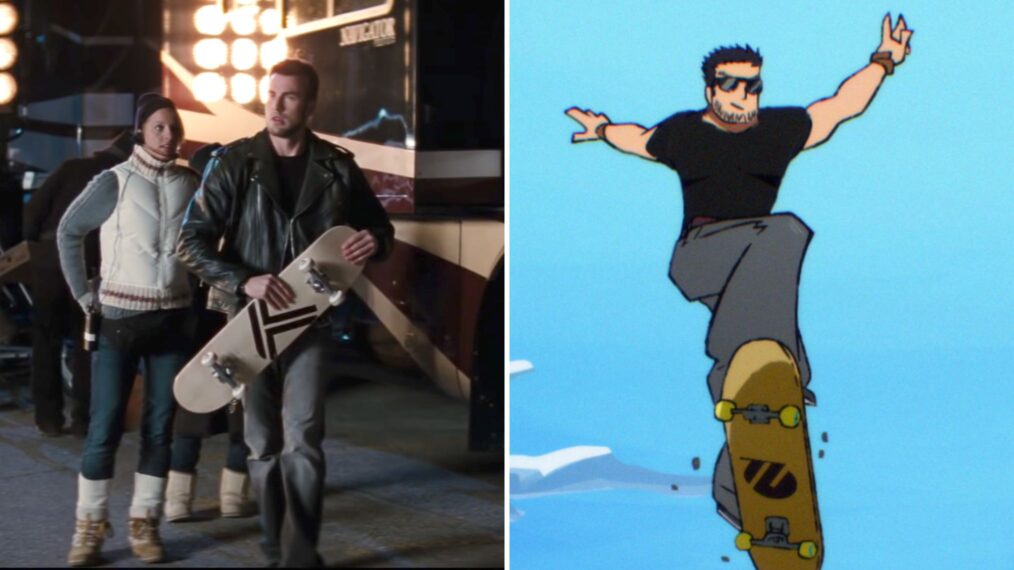 Chris Evans as Lucas Lee in 'Scott Pilgrim vs. the World,' Lucas Lee in 'Scott Pilgrim Takes Off'