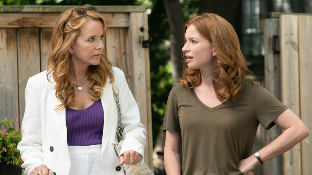 Lea Thompson and Stacey Farber in 'The Spencer Sisters'