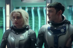 Jess Bush and Ethan Peck in 'Star Trek: Strange New Worlds'