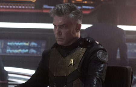 Ethan Peck and Anson Mount in 'Star Trek: Strange New Worlds'