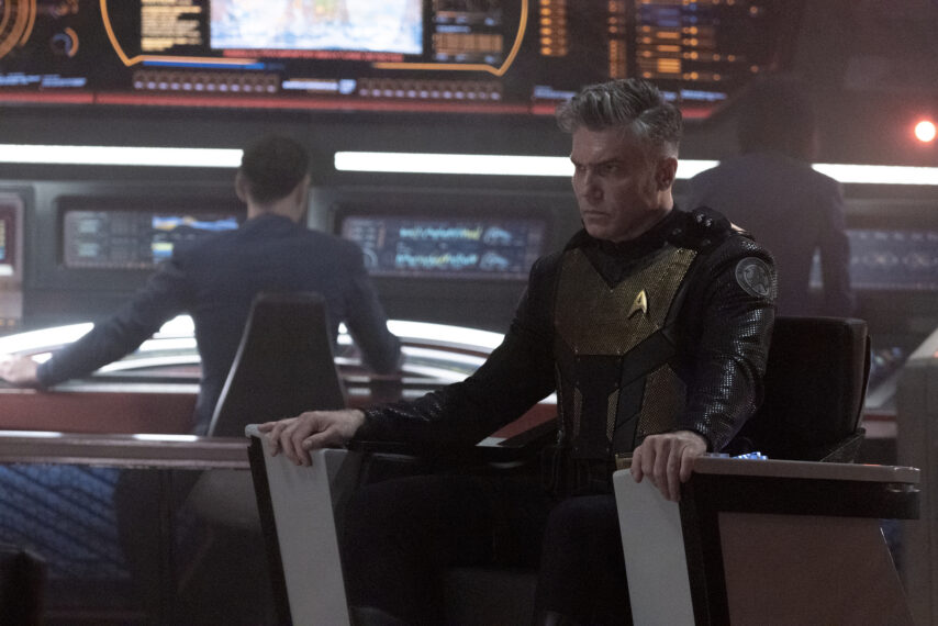Ethan Peck and Anson Mount in 'Star Trek: Strange New Worlds'