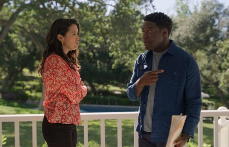 Zoë Chao and Sam Richardson in 'The Afterparty' Season 2