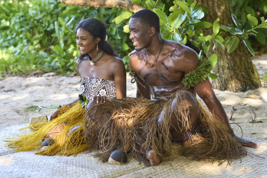 Charity Lawson and Xavier Bonner in Fiji during 'The Bachelorette' Season 20