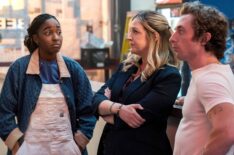 Ayo Edebiri, Abby Elliot, and Jeremy Allen White in 'The Bear' - Season 2