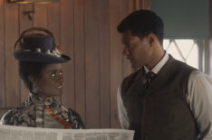 Denee Benton and Sullivan Jones in 'The Gilded Age' Season 2