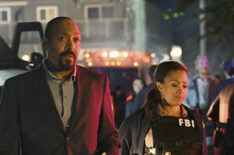 Jesse L. Martin and Maahra Hill in 'The Irrational'