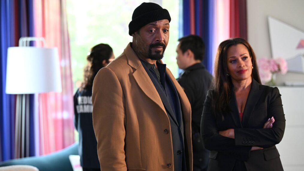 Jesse L. Martin as Alec Mercer and Maahra Hill as Marisa in 'The Irrational'