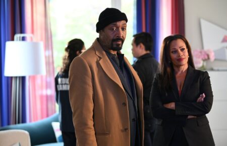 Jesse L. Martin as Alec Mercer and Maahra Hill as Marisa in 'The Irrational'