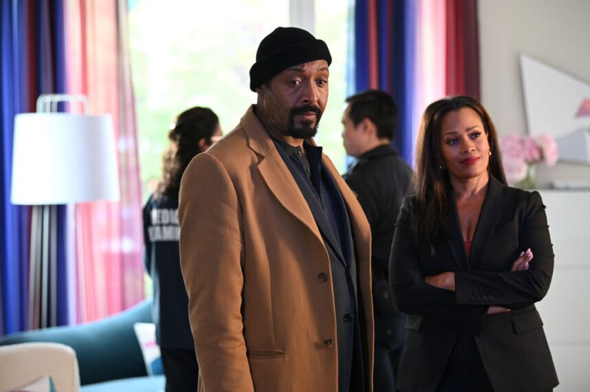 Jesse L. Martin as Alec Mercer and Maahra Hill as Marisa in 'The Irrational'