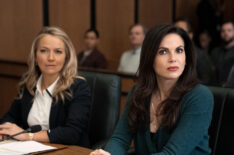 Becki Newton and Lana Parrilla in 'The Lincoln Lawyer'