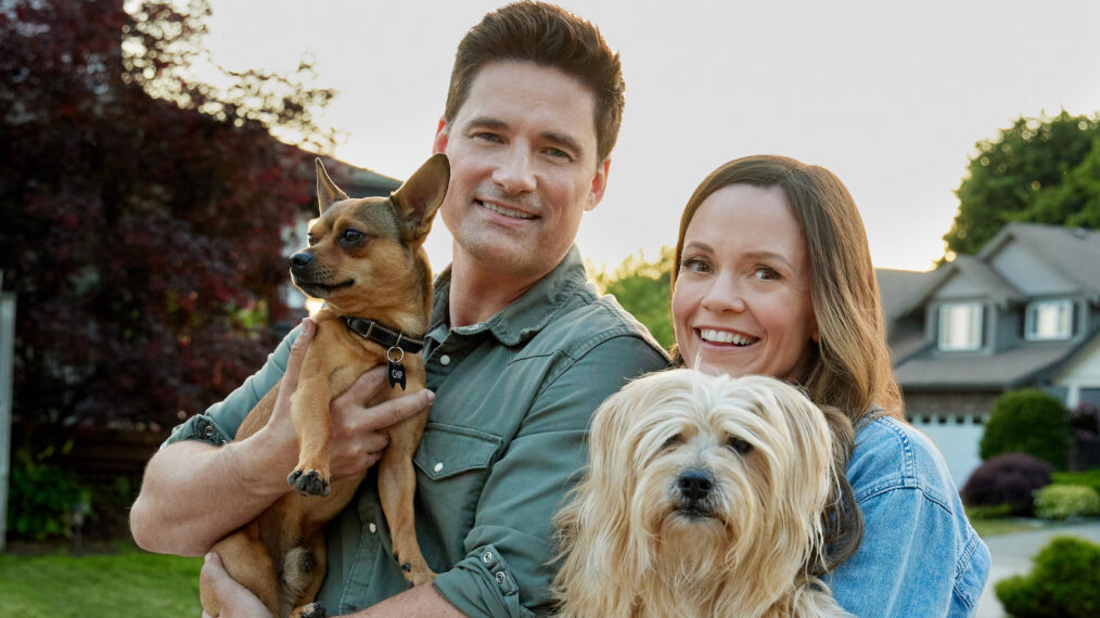 Warren Christie and Rachel Boston in 'The More Love Grows'