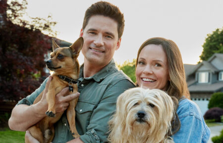 Warren Christie and Rachel Boston in 'The More Love Grows'