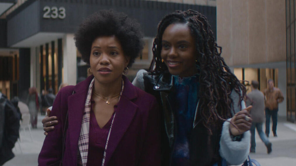 Sinclair Daniel and Ashleigh Murray in 'The Other Black Girl'