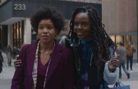 Sinclair Daniel and Ashleigh Murray in 'The Other Black Girl'