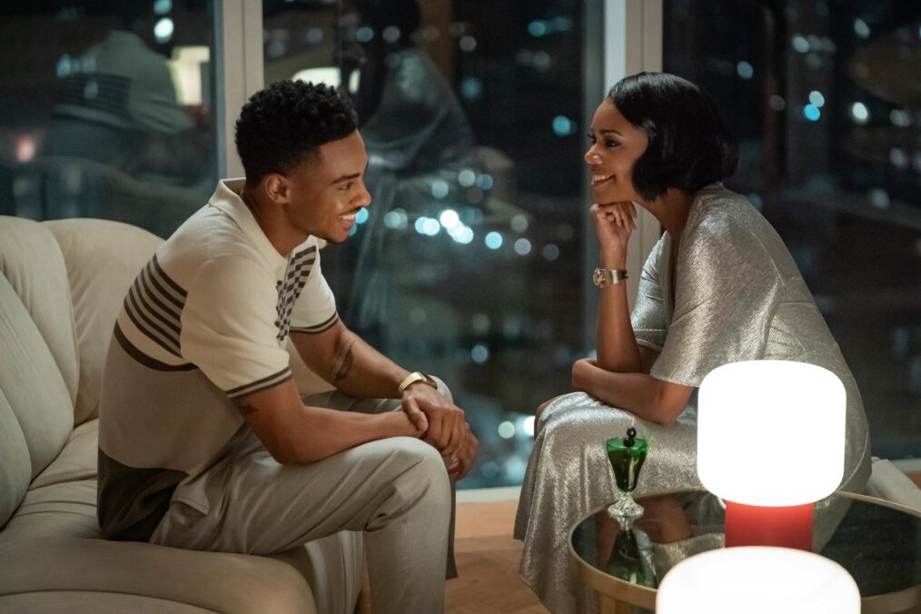 Keith Powers and Gabrielle Union in 'The Perfect Find' on Netflix