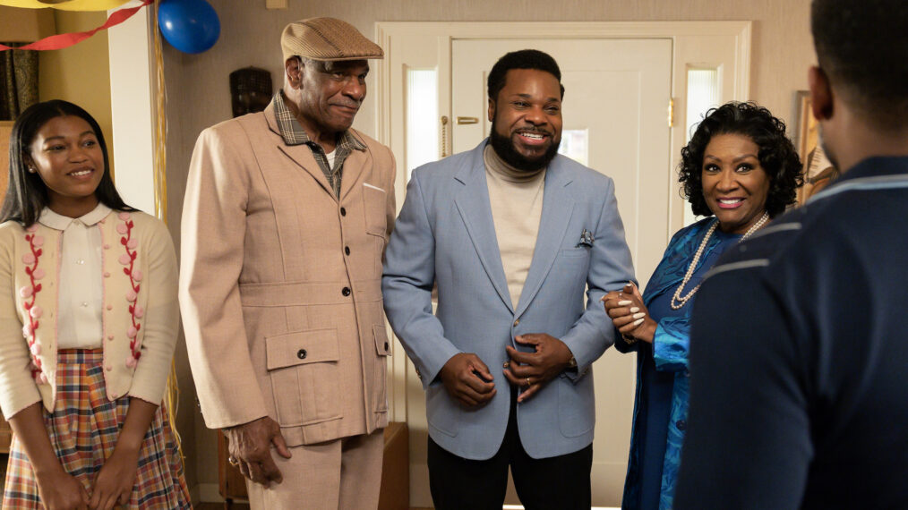 Aubriana Davis, Richard Grant, Malcolm-Jamal Warner, and Patti LaBelle in 'The Wonder Years' Season 2 Episode 9