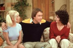 Suzanne Somers, John Ritter, and Joyce Dewitt in 'Three's Company'